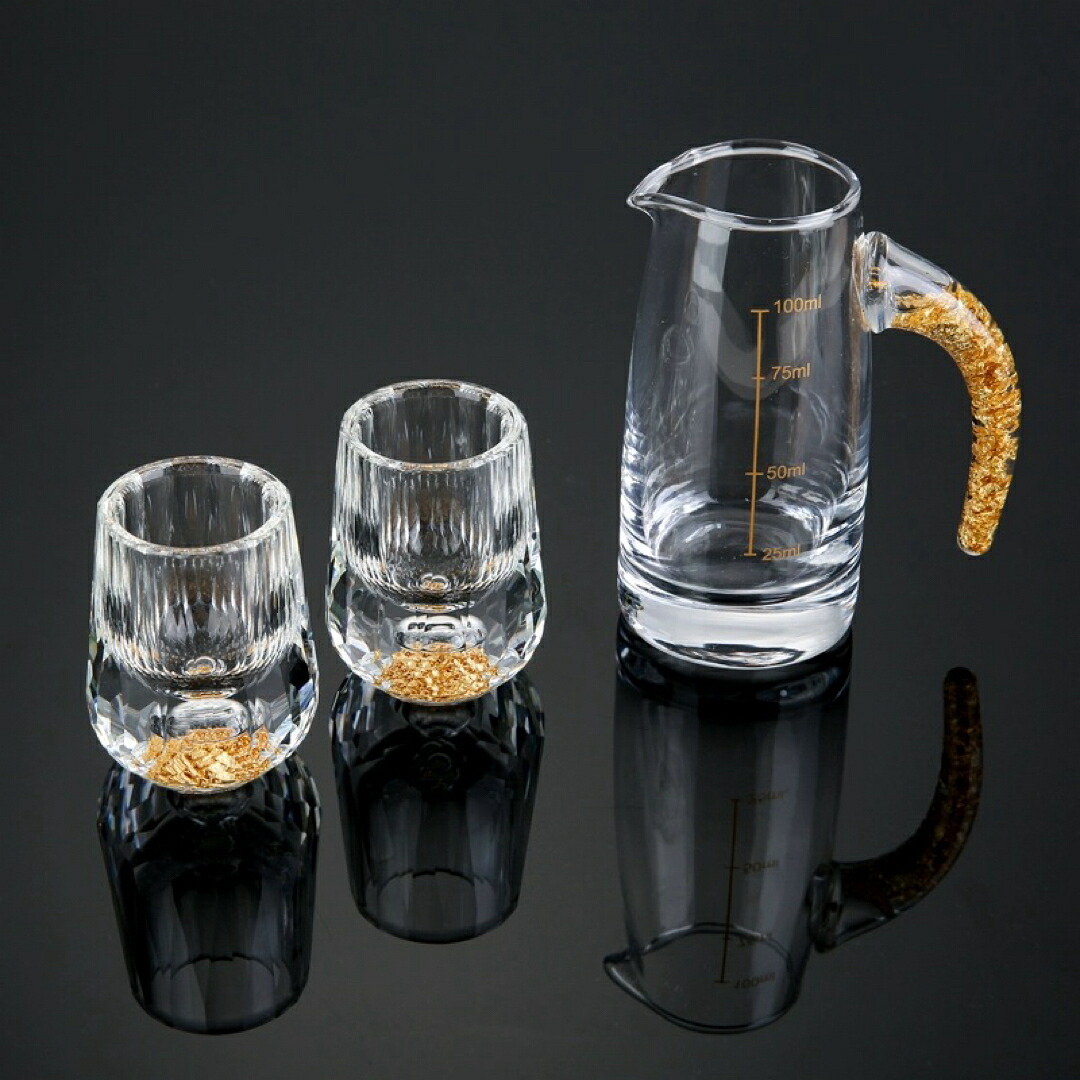 A037733水呑み 冷酒器 冷酒水呑み 水呑み仕掛ける 打つこと水呑み 金箔入れ御前上等水呑み
