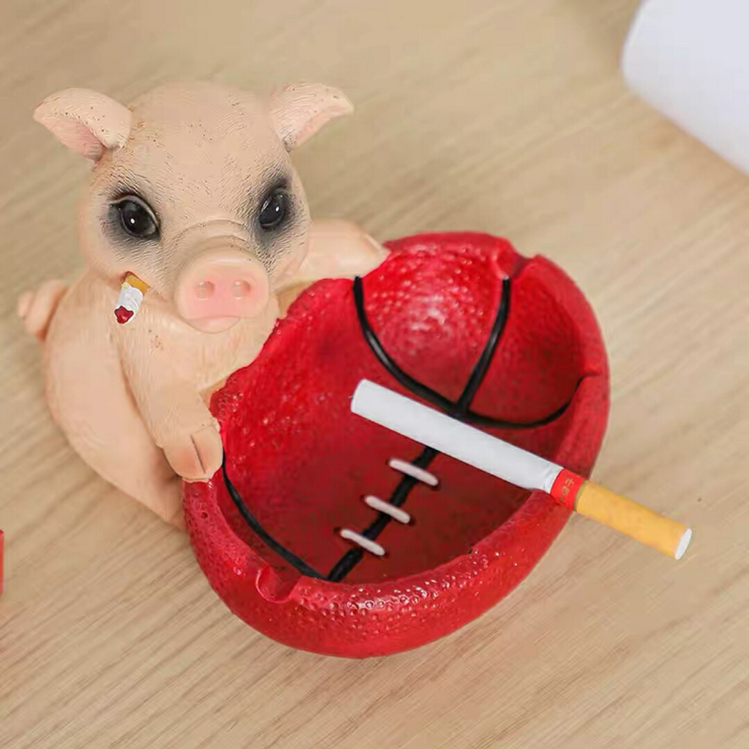 楽天市場】灰皿 ガラス キャラクター 笑うセールスマン もぐろふくぞう