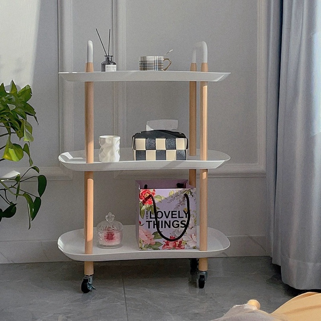 A037839カフェカート サイドテーブル ．小物入れ．キッチンワゴン．カートワゴン｜リタハウス　店