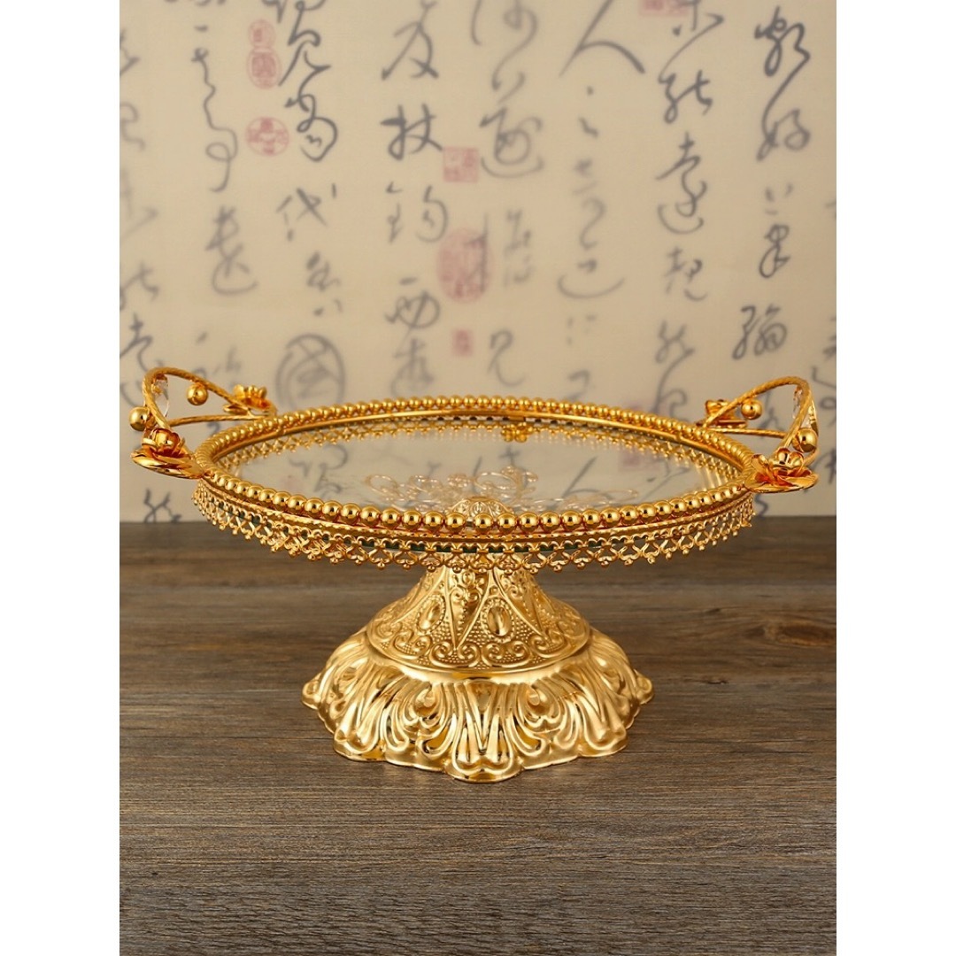 A038422高級果物皿 盛り皿 お菓子皿、フルーツプレート、花柄豪華~果物カゴ お菓子鉢.|リタハウス 店