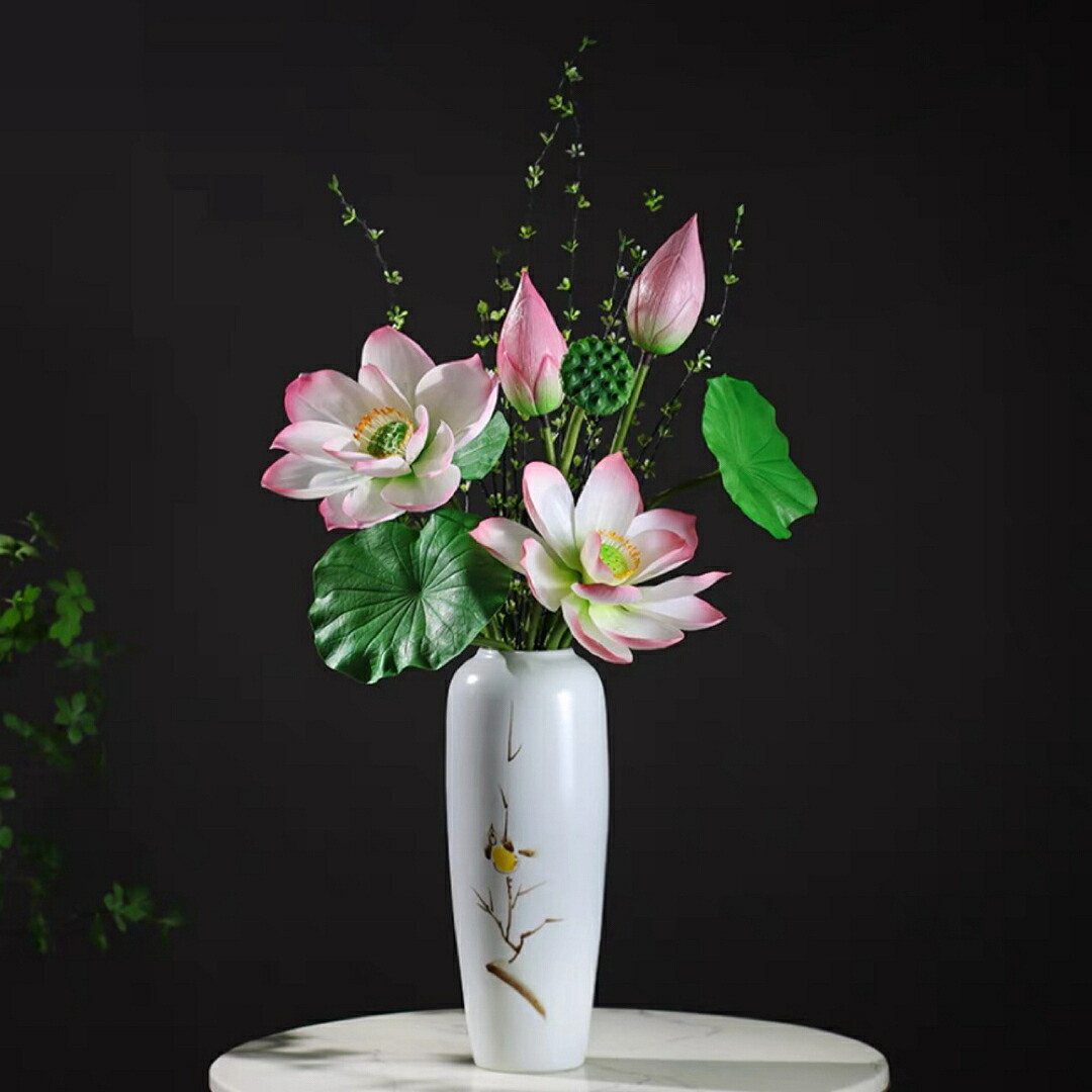 A038434造花 盆栽 室内装飾お花 お御部屋のかざり付ける お花ポット入り口・入口 芙蓉造花胸花