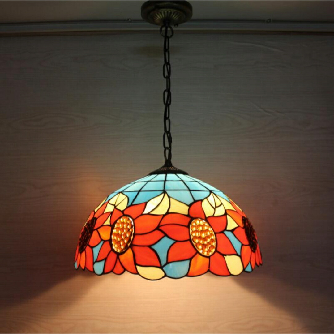 極美品　特大フロア ステンドグラスランプ　ハンドメイド 2387886774.jpg?1727627076