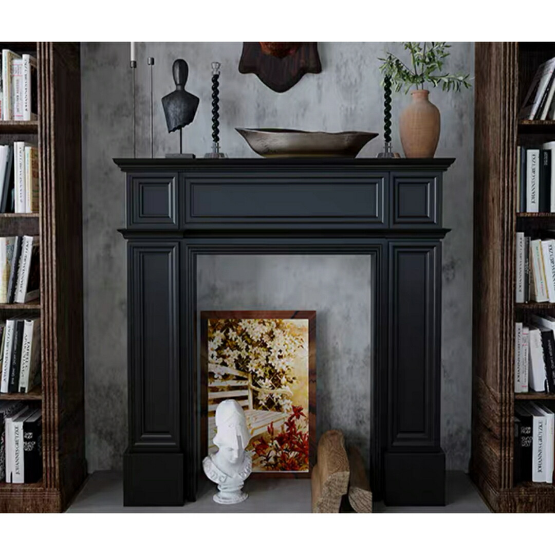 楽天市場】A033914玄関テーブル アンティーク調マントルピース型