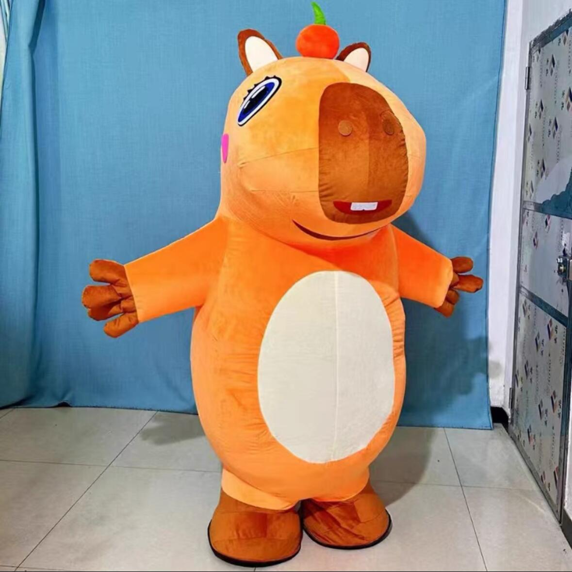 A023319コスプレ衣装 着ぐるみ ．大人用着ぐるみ きぐるみ キャラクター ハロウィン 仮装 カピバラ｜リタハウス　店