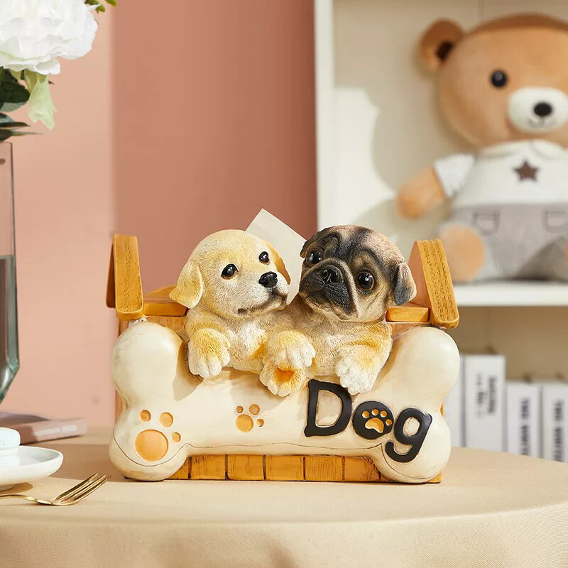 楽天市場】A001780パグ雑貨 パグ 置物 小物入れドッグ 犬 収納ボックス