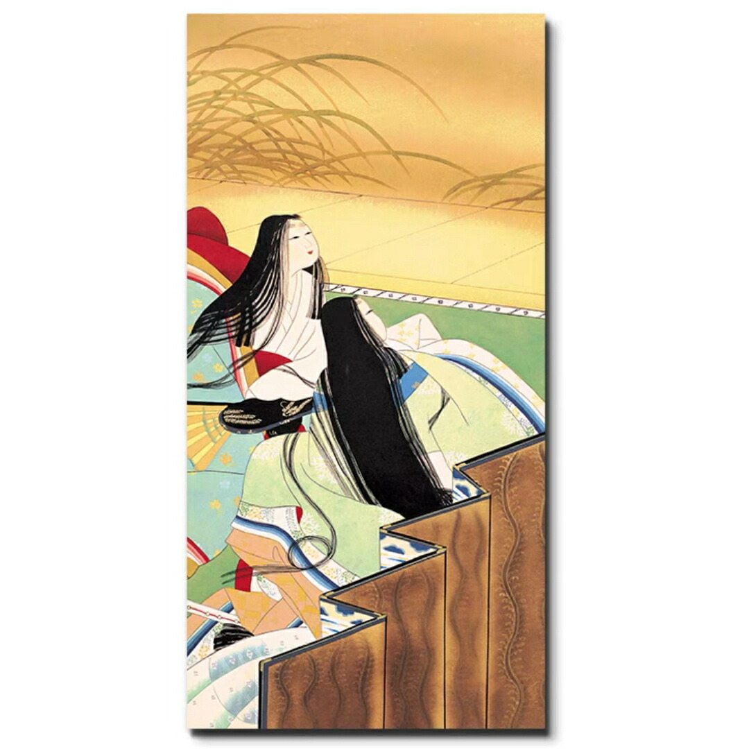 A036419美人掛絵アートパネル和風アートフレーム 絵画 絵 壁画 壁掛け パネルインテリア｜リタハウス　店