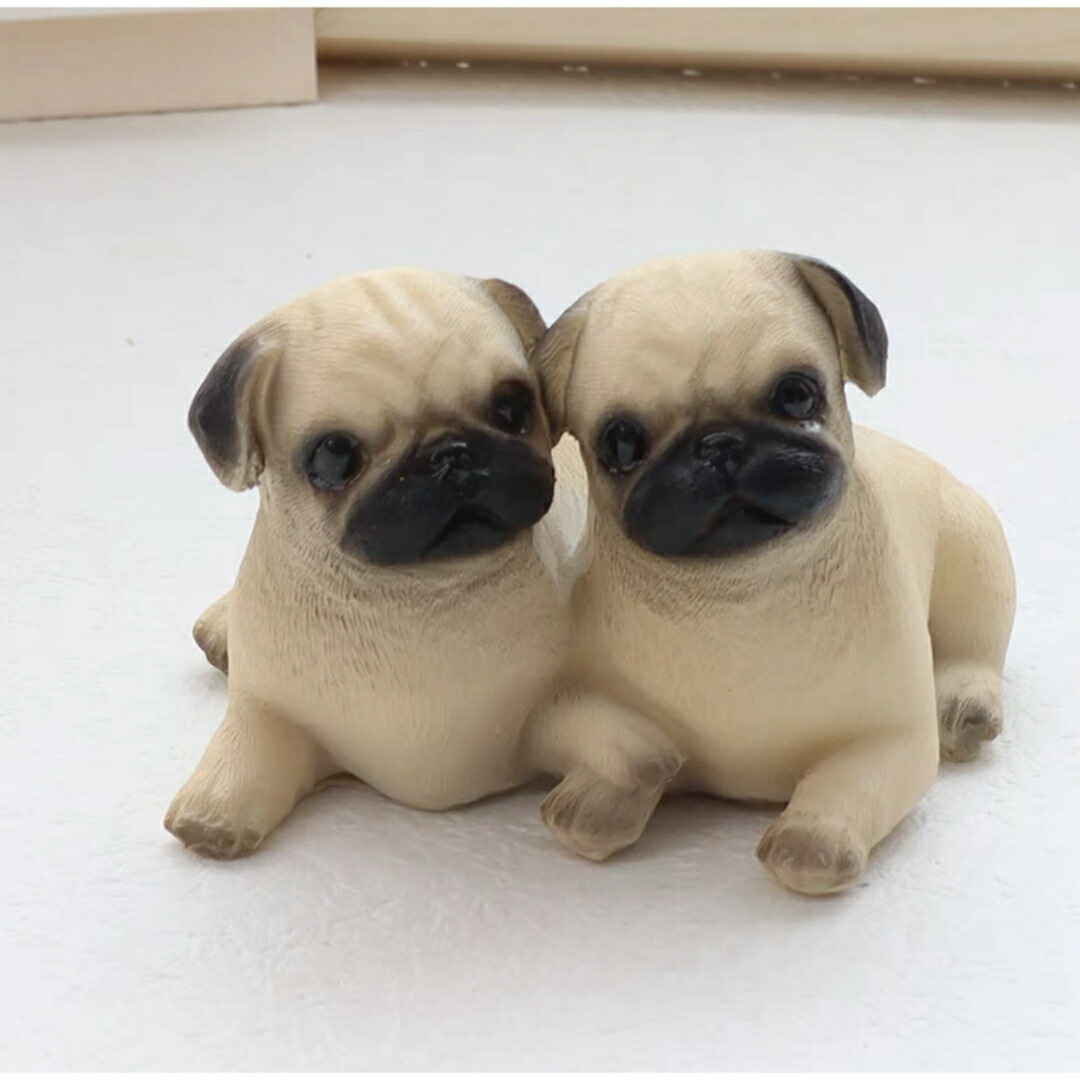 パグ 2体セット イヌ 犬 置物 シルバー 銀 オブジェ モダン 43300DG 楽天市場】輸入雑貨 パグ 2体セット イヌ 犬 置物 シルバー 銀