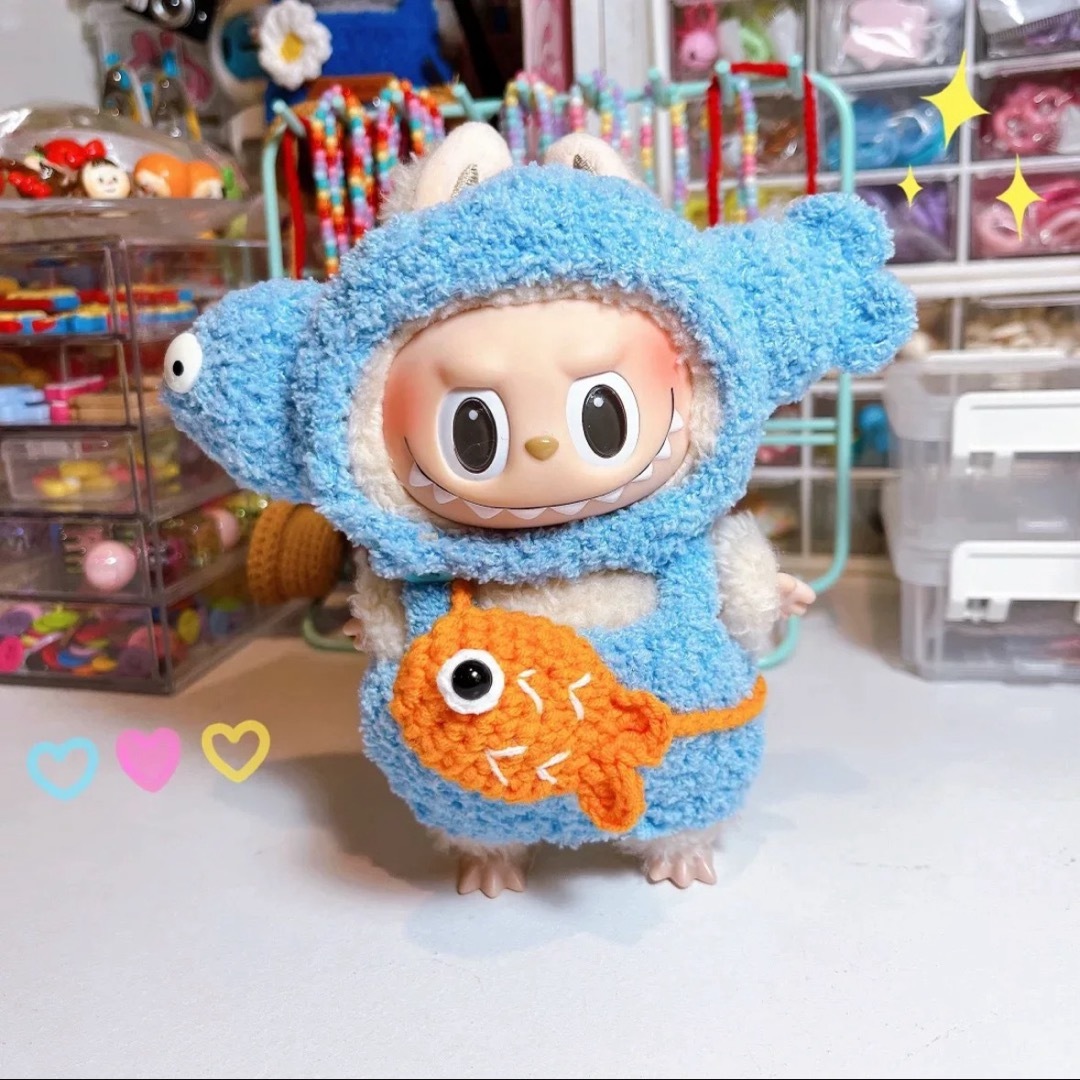 楽天市場】A064628新品水着 labubuラブブぬいぐるみ服17cm着せ