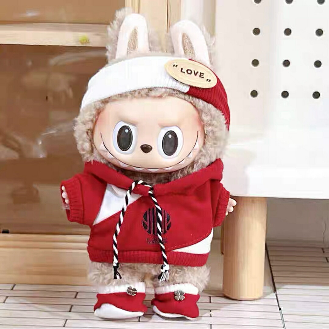 ラブブ17cm ぬいぐるみ 楽天市場】A034352新品2点セット labubuラブブぬいぐるみ服17cm