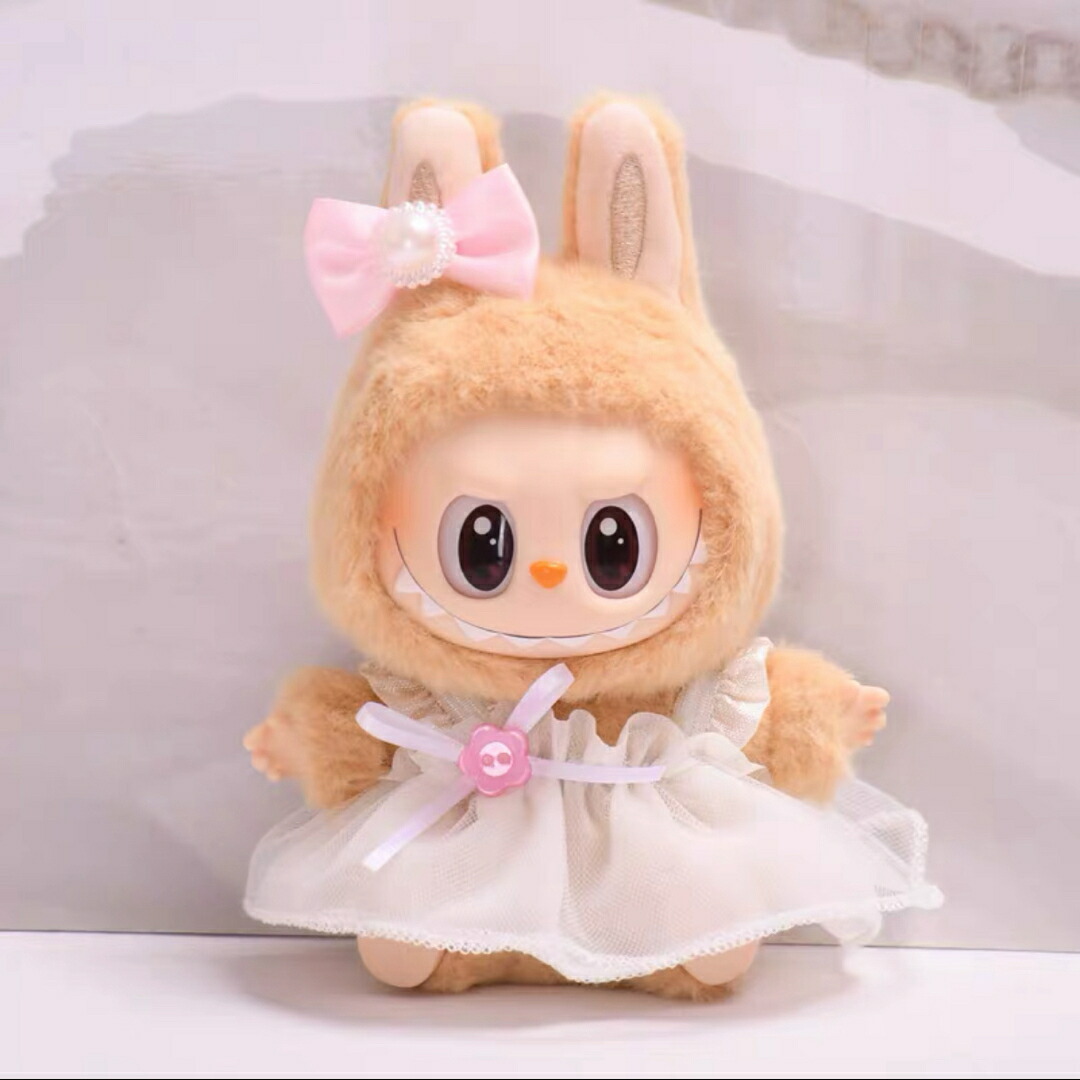 楽天市場】A034552新品 ワンピースlabubuラブブぬいぐるみ服17cm