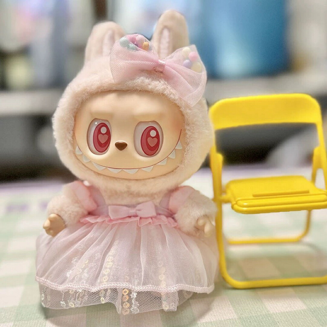 楽天市場】A034668新品2点セット ワンピースlabubuラブブぬいぐるみ服