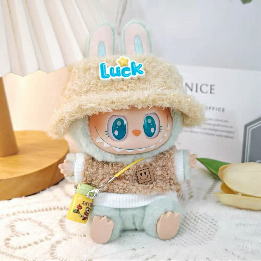 楽天市場】A034574新品3点セット ワンピースlabubuラブブぬいぐるみ服