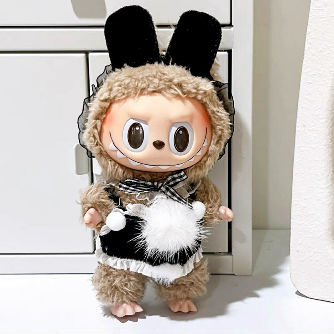 楽天市場】A034668新品2点セット ワンピースlabubuラブブぬいぐるみ服