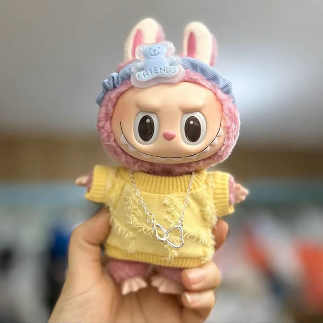 楽天市場】A034444新品2点セット labubuラブブぬいぐるみ服17cm