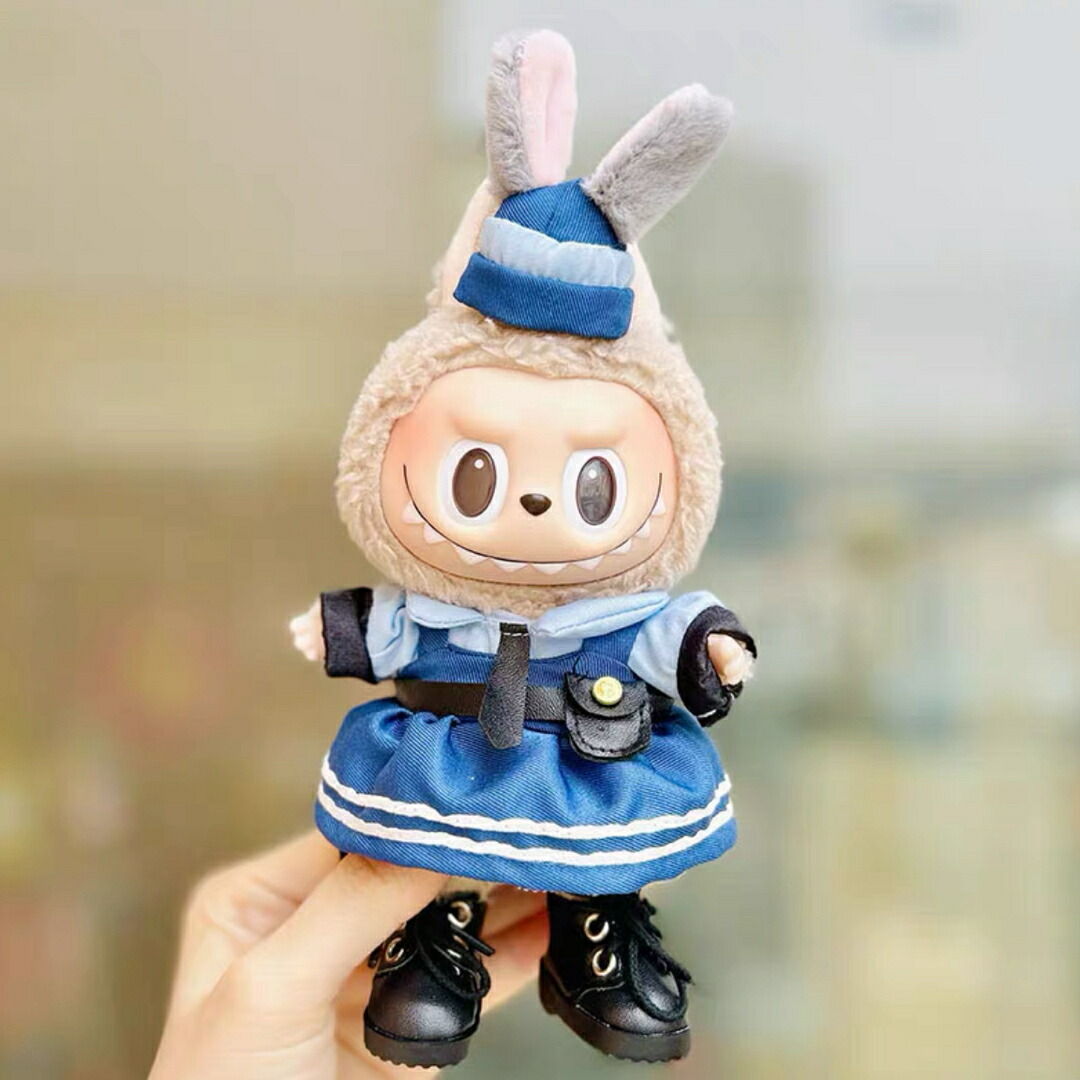 楽天市場】A034707新品3点セット labubuラブブ ぬいぐるみ服17cmドレス