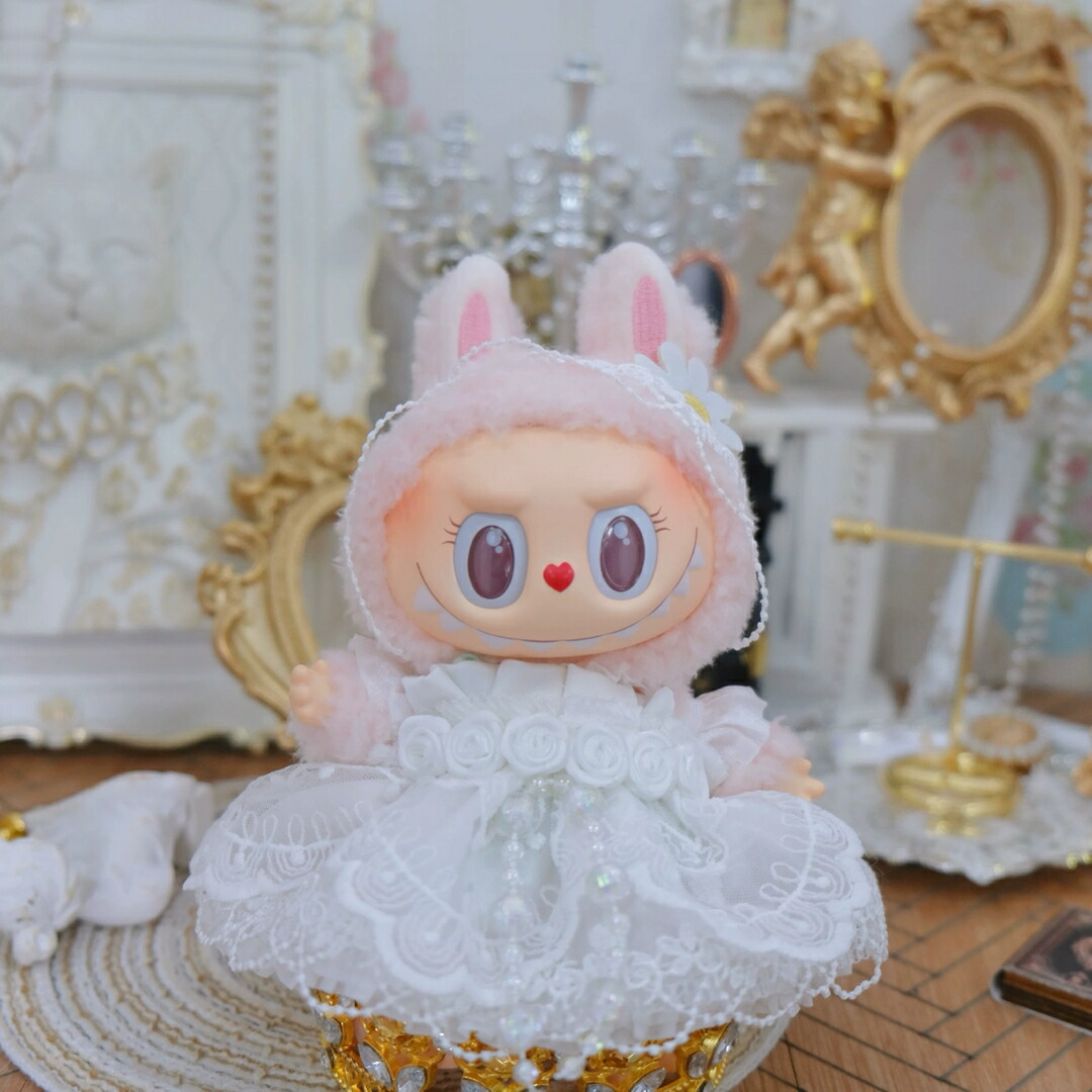 楽天市場】A034444新品2点セット labubuラブブぬいぐるみ服17cm