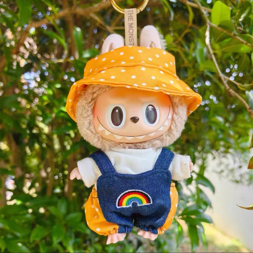 labubuぬいぐるみセット 楽天市場】A034444新品2点セット labubuラブブぬいぐるみ服17cm