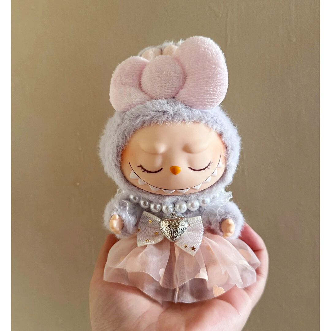 labubu服着せ替えラブブぬいぐるみの服セット ラブブ服 LABUBU ぬいぐるみ着 ぬい服 ラブブ 着せ替え服男子 3