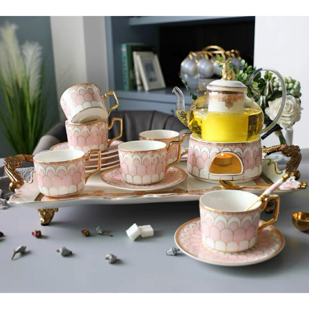 楽天市場】A037933ティー・コーヒーカップセット カップ＆ソーサー4客