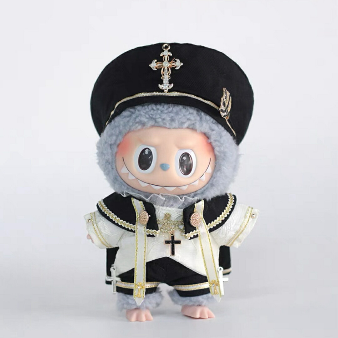 楽天市場】A034345新品3点セットlabubuラブブぬいぐるみ服17cm