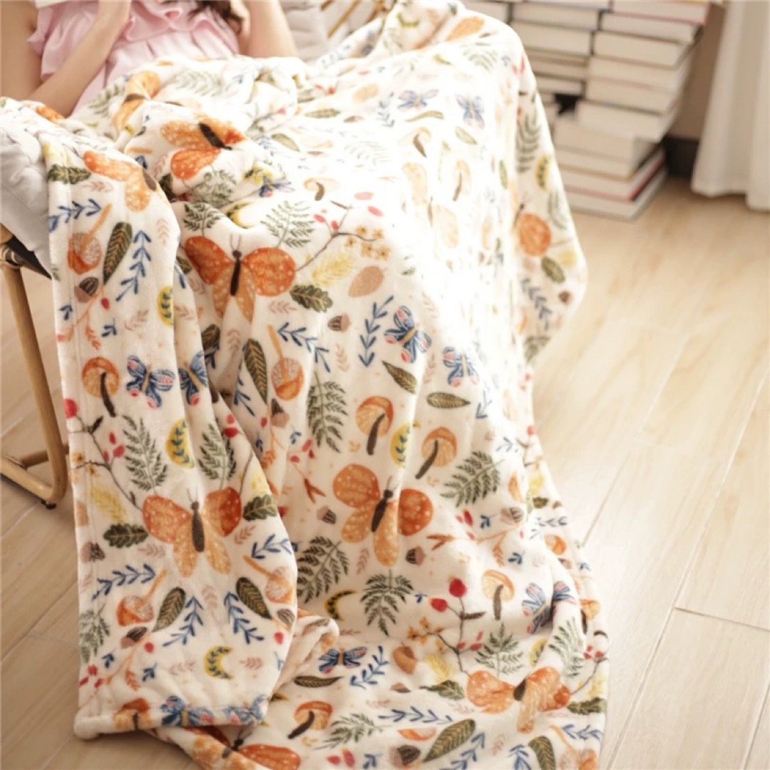 a063561好いたらしい ブランケット毛布 ひざ掛け かけ布団230x250 生あたたかい レディースファッション-その他
