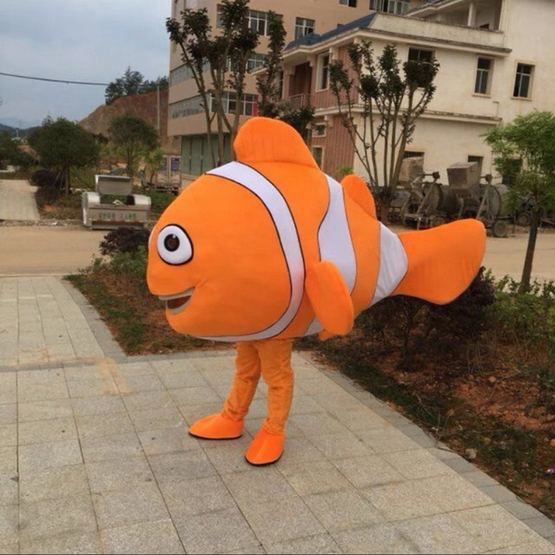 a063731コスプレお召しもの 着ぐるみ 成年者用着ぐるみ ．きぐるみ 文字記号 ハロウィン 魚