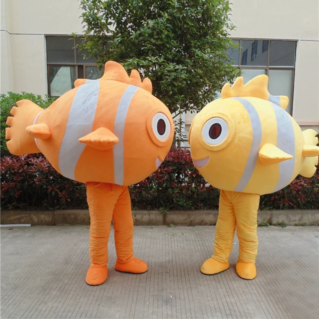 a063734コスプレお召しもの 着ぐるみ 成年者用着ぐるみ ．きぐるみ 文字記号 ハロウィン 魚