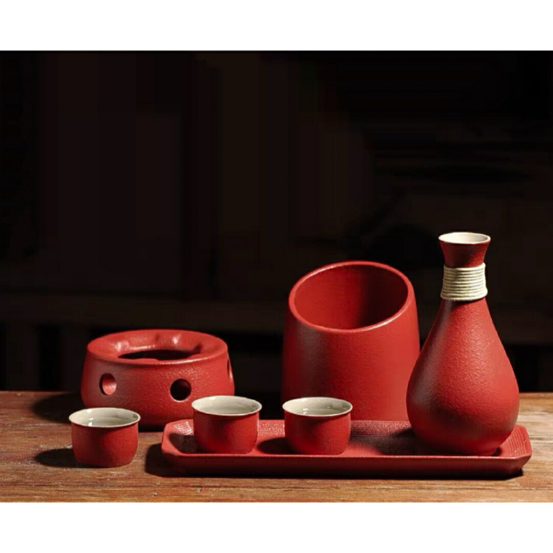 a063740酒器 徳利 熱燗 蒸留酒 日本酒 般若湯 食器 瀬戸もの 酒燗器 保温器 温燗 おちょこ
