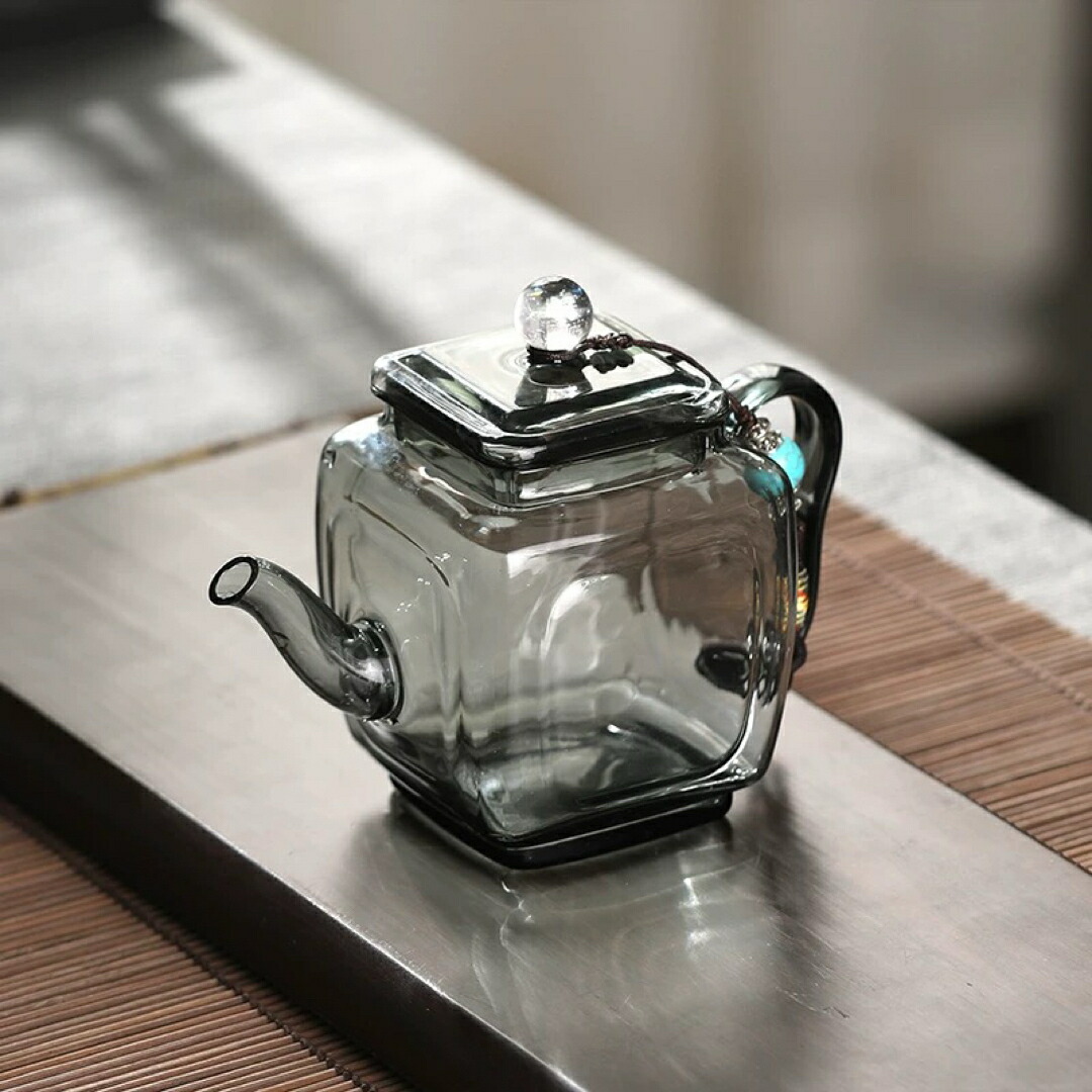 a063781硝子ティーポット 耐熱硝子茶こし 急須 湯沸かし