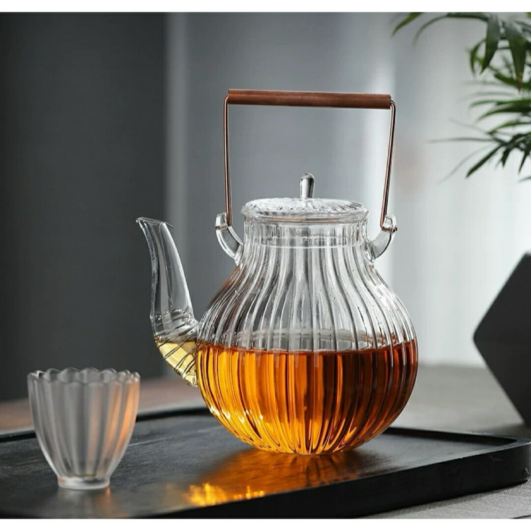 ゴジータ　完全美品 楽天市場】rg20659 H&G ジャンピング ガラスポット（急須