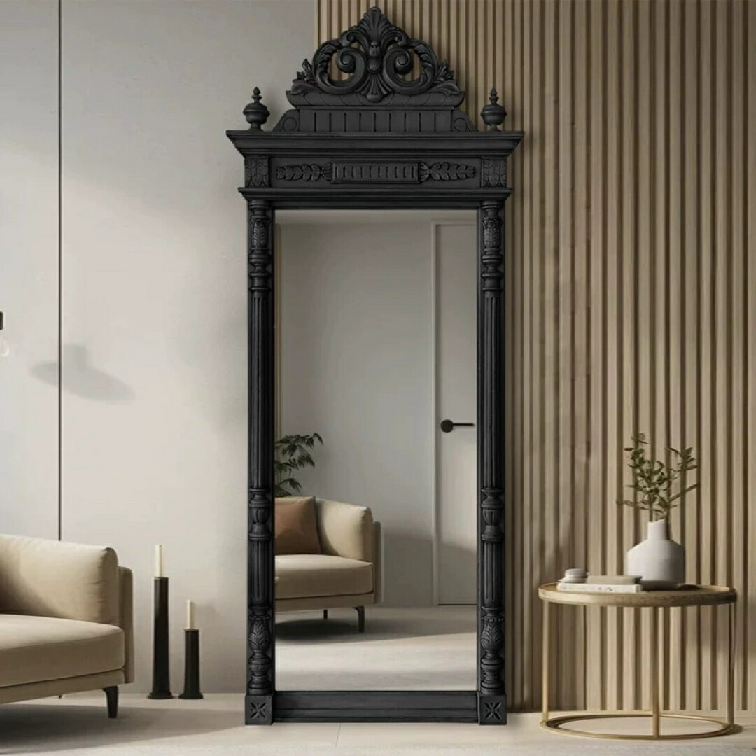 楽天市場】a063802高級感 全身ミラー 豪華鏡 全身鏡 姿見鏡