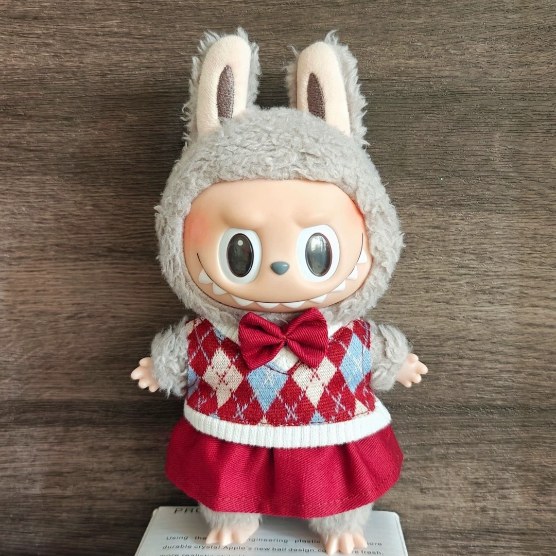 楽天市場】A034552新品 ワンピースlabubuラブブぬいぐるみ服17cm着せ