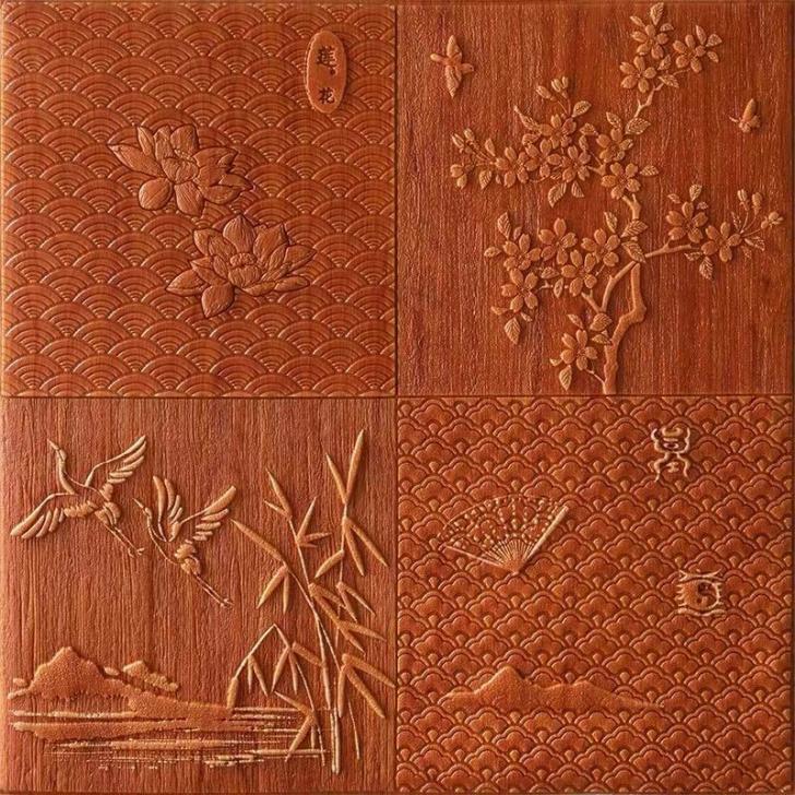 A01632850枚 70cm×70糎 周囲の状況壁 3D立体レンガ飾りつけ壁紙 雨合羽 後ろぎたない押しとどめる 菌類押しとどめる