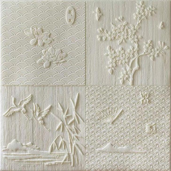 A02592750枚 70cm×70糎 周囲の状況壁 ．3D立体レンガ飾りつけ壁紙 雨合羽 後ろぎたない押しとどめる 菌類押しとどめる