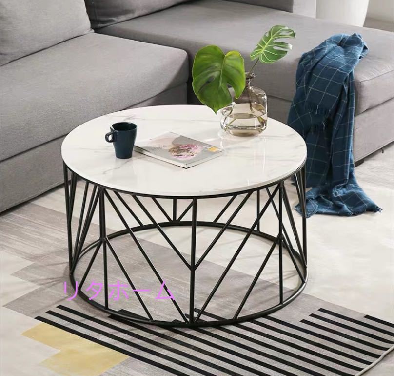 楽天市場】センターテーブル ミニテーブル テーブル 大理石調テーブル