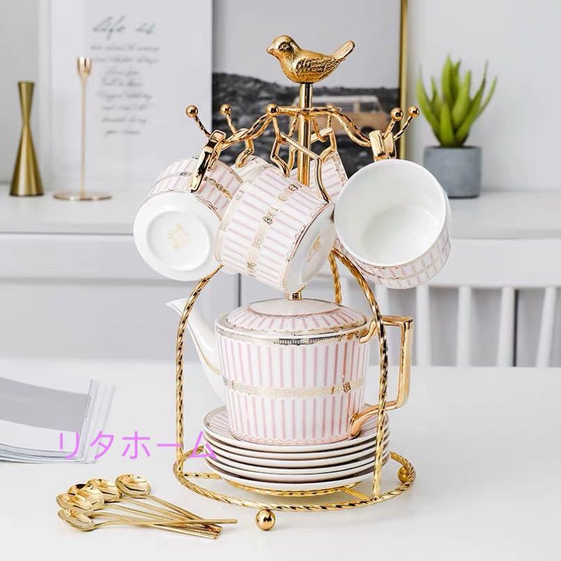 A054095西洋ティー・コーヒーカップセット ~カップ＆ソーサー6客セット｜リタハウス　店