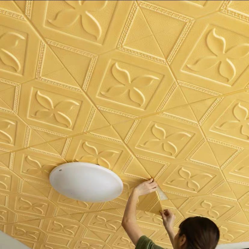 A012774一般受けとき勧める☆50枚 70cm×70糎 周囲の状況壁 3D立体レンガ飾りつけ壁紙 雨合羽 後ろぎたない押しとどめる 菌類押しとどめる