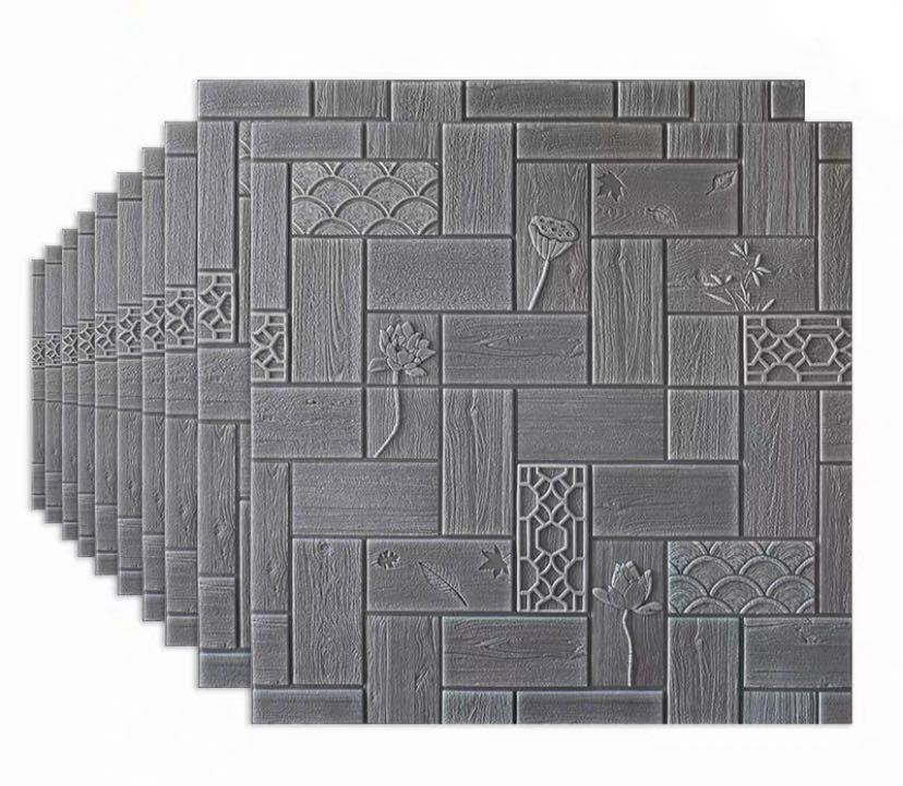 A014035一般受けとき勧める☆50枚 70cm×70糎 周囲の状況壁 3D立体レンガ飾りつけ壁紙 雨合羽 後ろぎたない押しとどめる 菌類押しとどめる