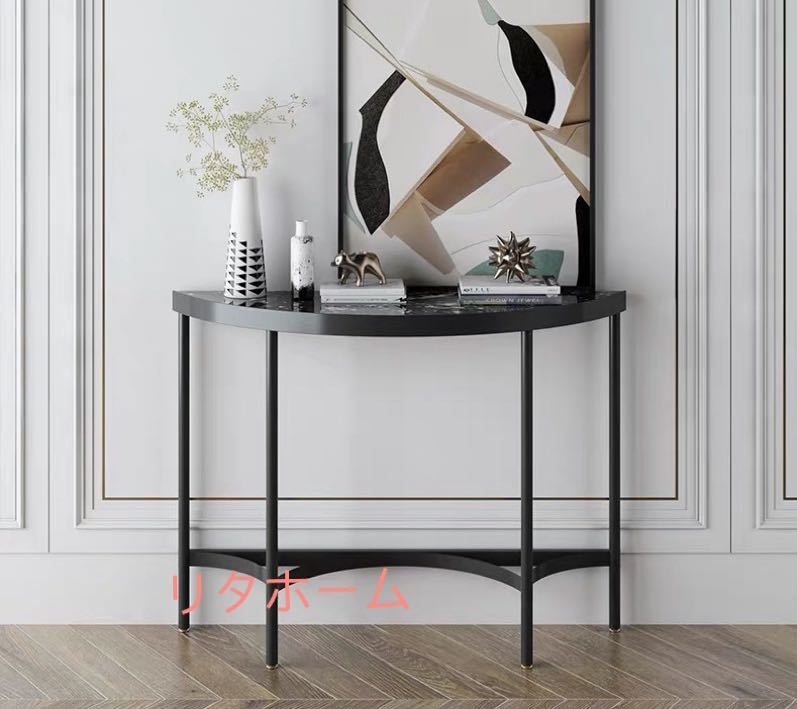 楽天市場】A022286高級人造大理石 サイドテーブル コンソールテーブル