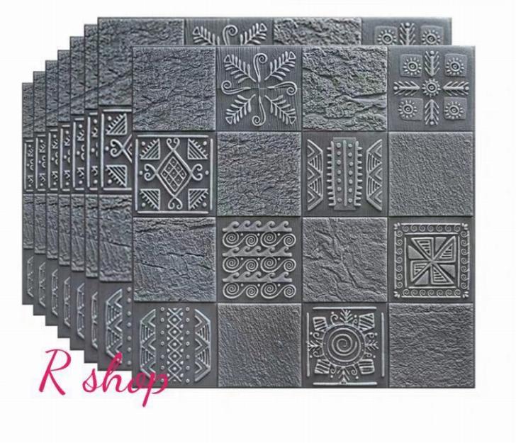 A02901250枚 70cm×70糎 周囲の状況壁 3D立体レンガ飾りつけ壁紙 雨合羽 後ろぎたない押しとどめる 菌類押しとどめる