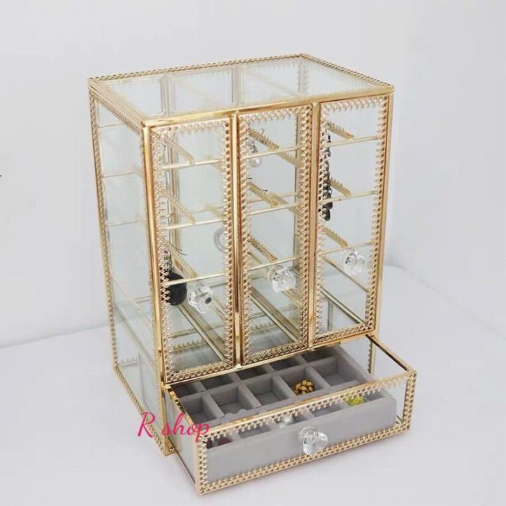 A058668アクセサリー入れ ジュエリー箱 大量 ピアス イアリング 指輪 リング ネックレス ブレスレット アクセサリーケース 高級感｜リタハウス　店 13,651円
