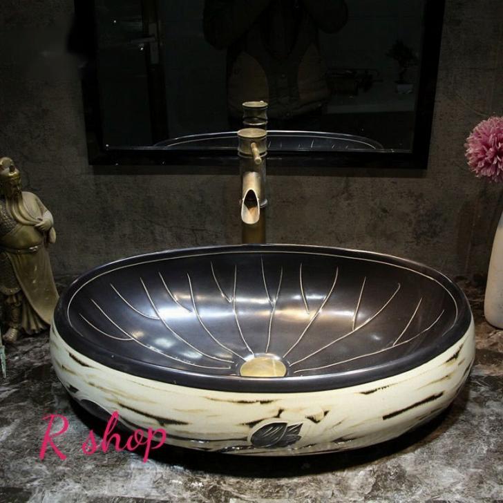 楽天市場】A030394高級洗面台 洗面ボウルセット 洗面ボール 陶器 手