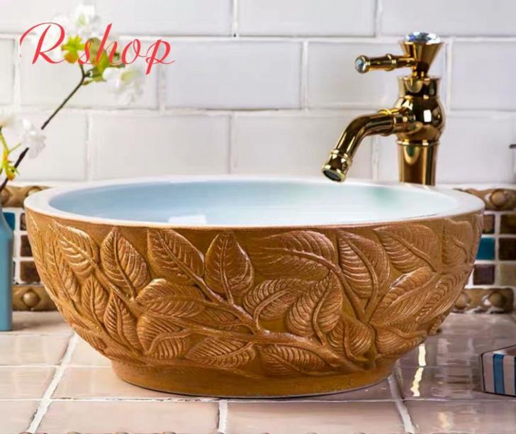 楽天市場】A010077高級洗面台 洗面ボウルセット ．洗面ボール 陶器 手