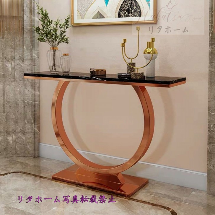A028868御前上等人造マーブルサイドテーブル コンソール速見表 部屋の入り口速見表 花台 電話を掛ける台 アンティーク調ひな形幅100珊