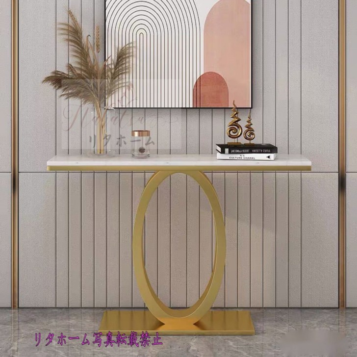 楽天市場】A045801高級サイドテーブル 人造大理石コンソールテーブル