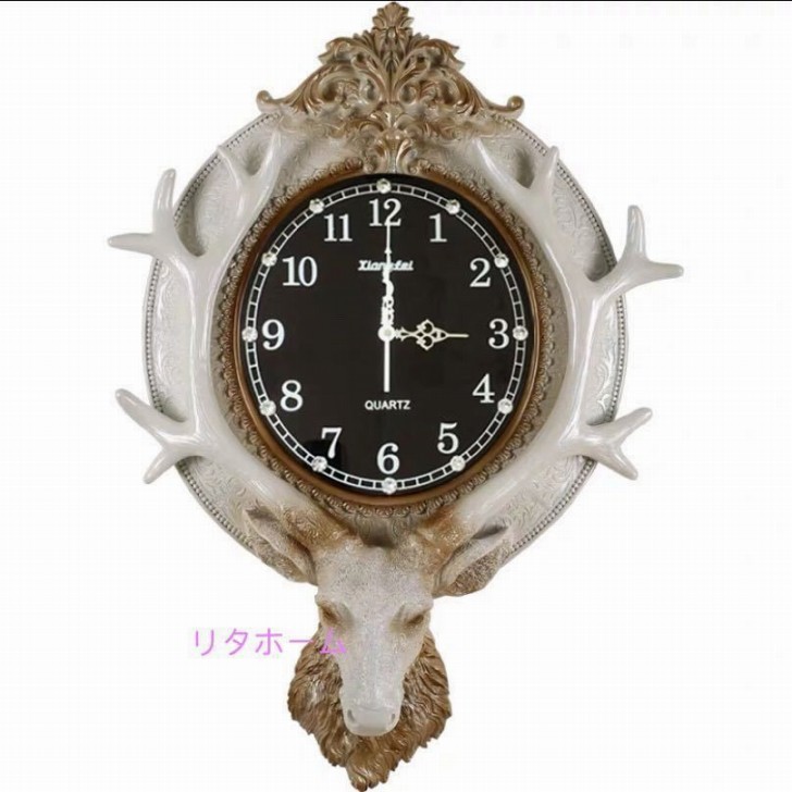 A028905クロック クジャク壁掛け時計 かけ時計