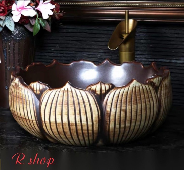 高級洗面台 洗面ボール 洗面ボウルセット 陶器 手水鉢 手洗器 手洗い鉢 楽天市場】A012987高級洗面台 洗面ボウルセット ．洗面ボール 陶器 手