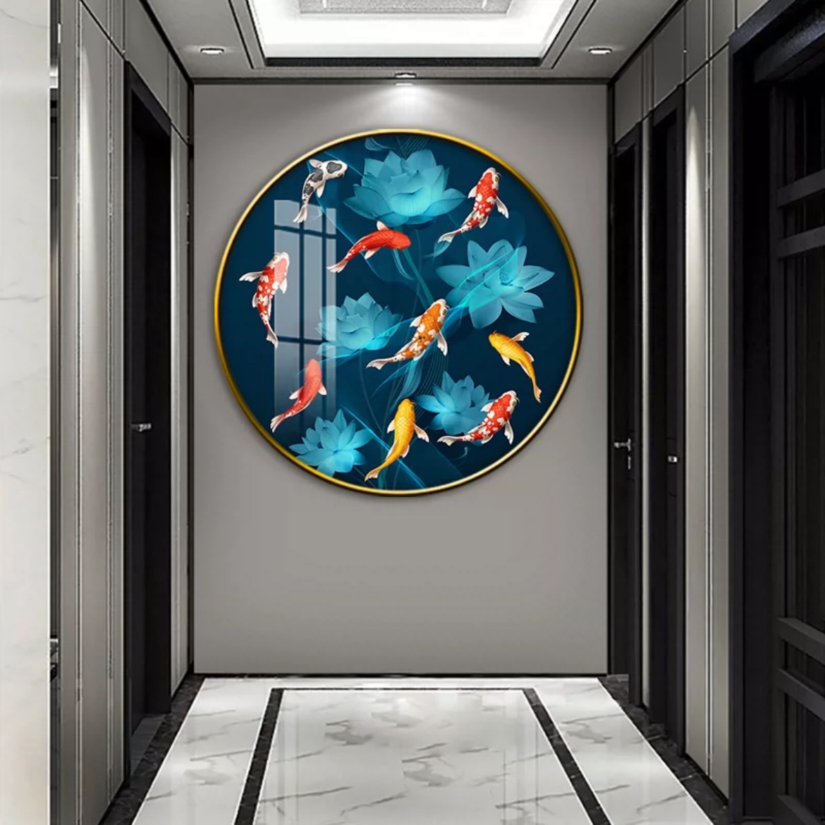 A05376320220720-28　壁絵 壁掛け 廊下壁画 玄関装飾画　インテリア 部屋飾り 飾り絵　風水写真
