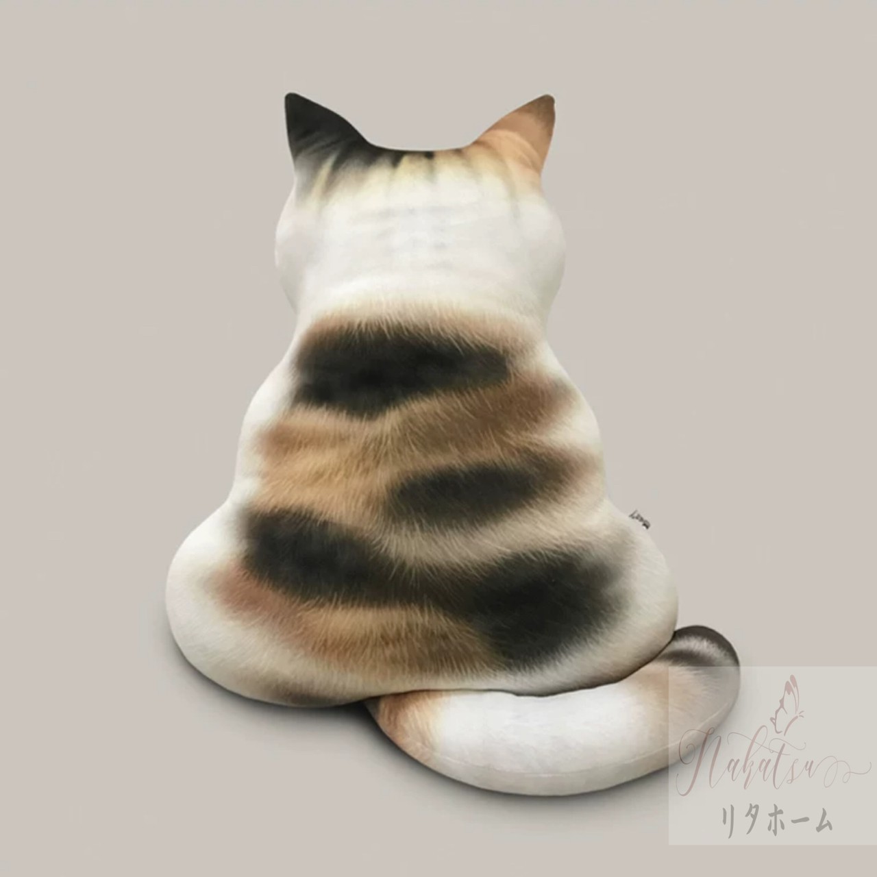 A05388320220724-6　ねこ型クッション【抱き枕/ぬいぐるみ/猫/キャット/インテリア雑貨】