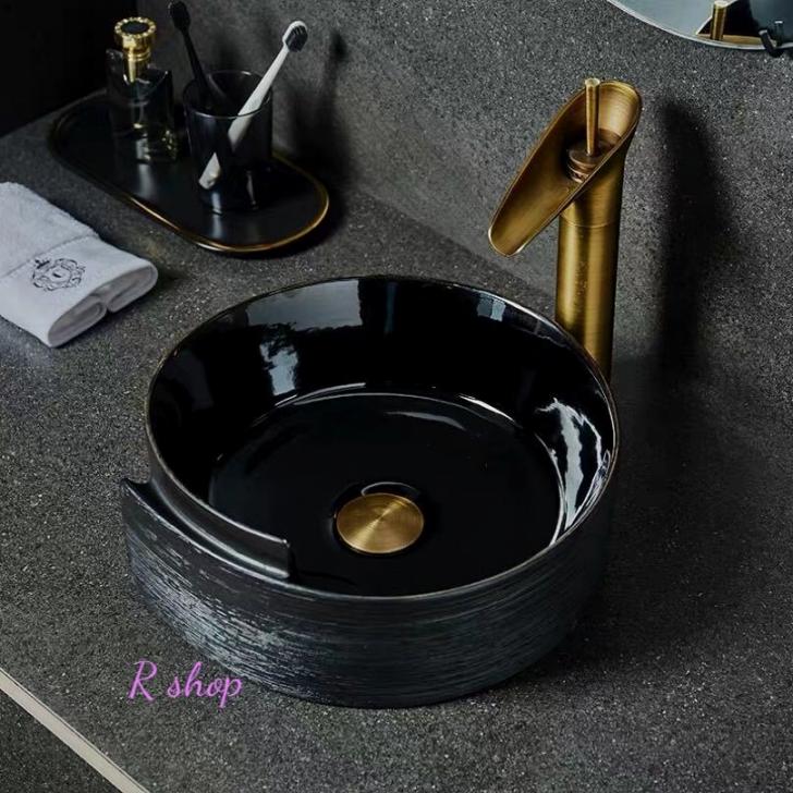 A017955置き型洗面ボウルセット ．手洗い器 デザイン 陶磁器 手洗い鉢 洗面台 蛇口 排水ホース付き｜リタハウス　店 54,780円